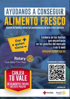 cartel Alimento fresco